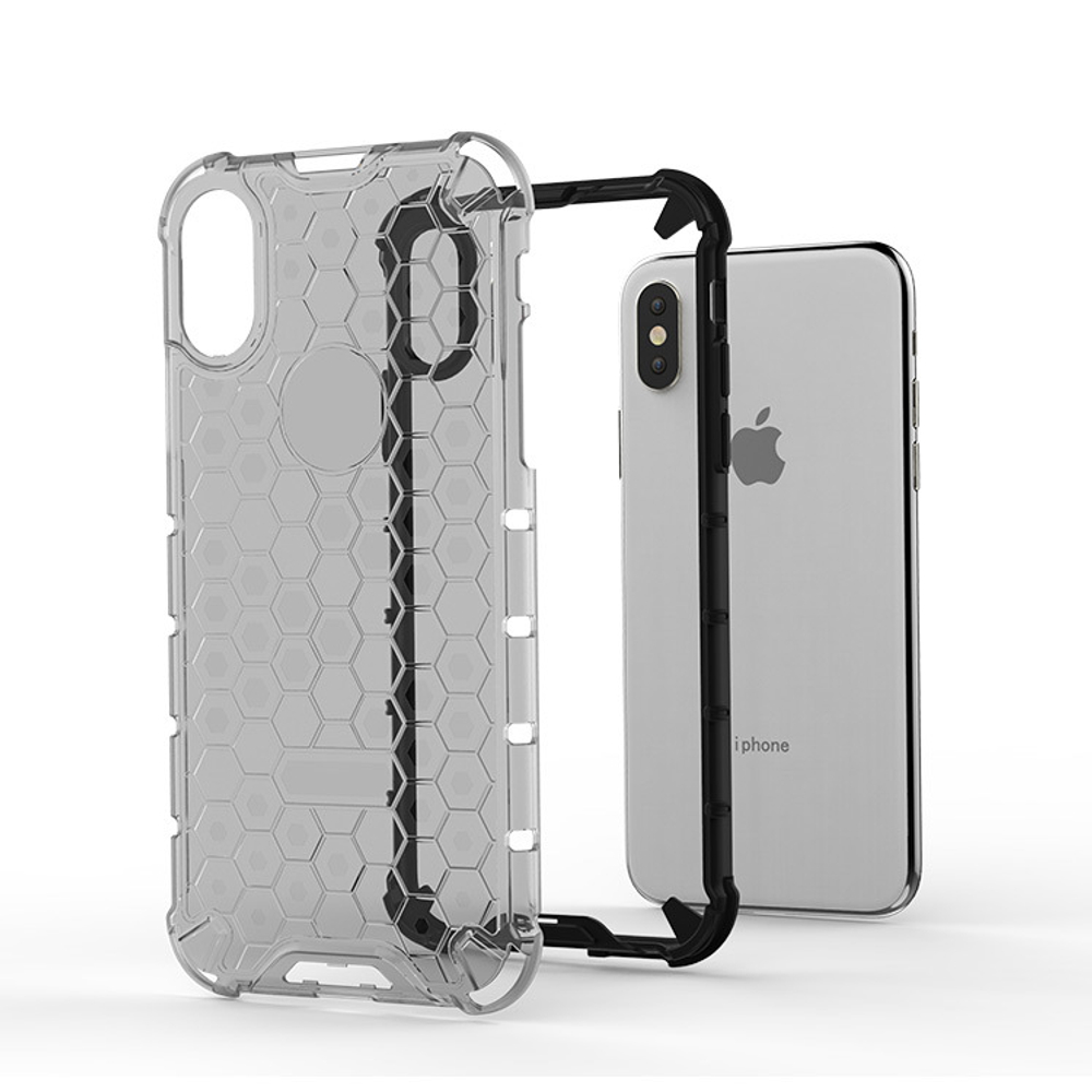 Защитный чехол на iPhone X и XS от Caseport, серия Honey, прозрачный