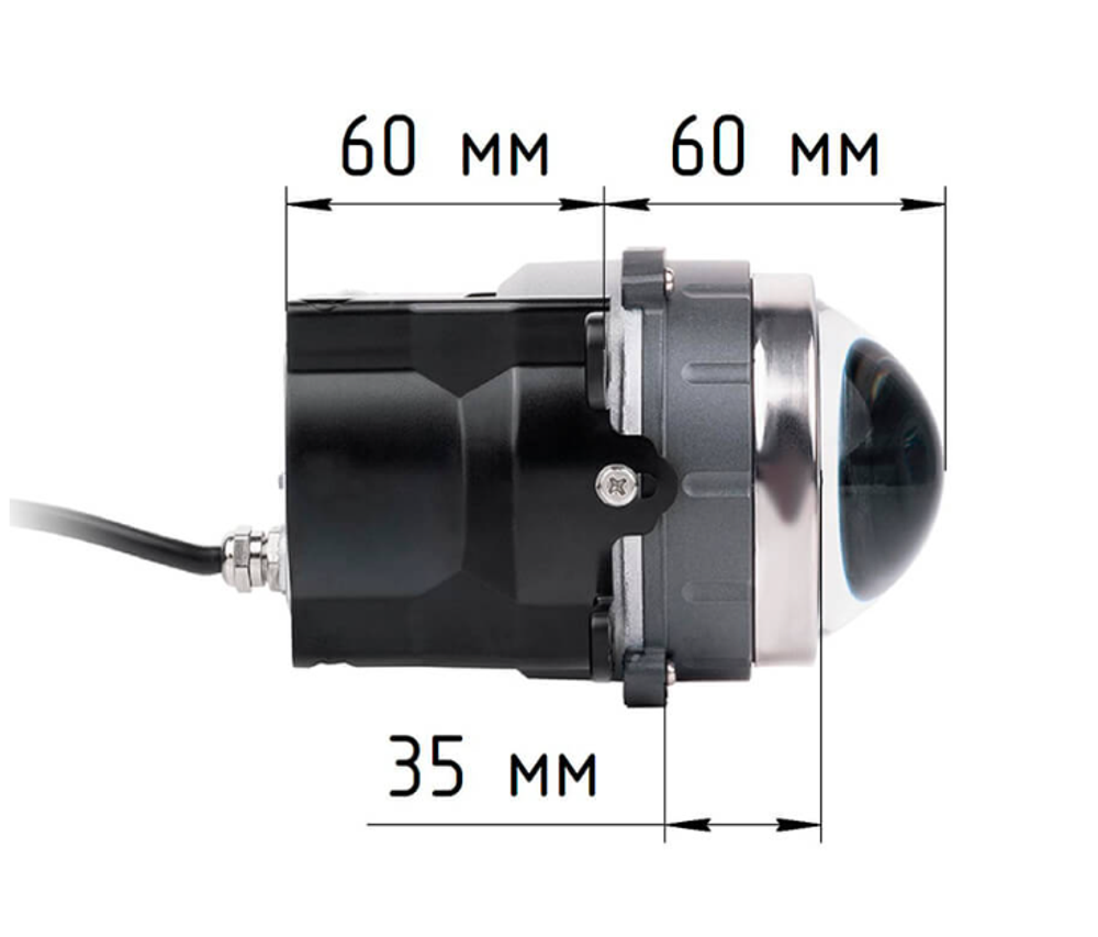 Билед ПТФ модули Aozoom M5 2024, 3.0 дюйма, ближний/дальний (комплект, 2шт)