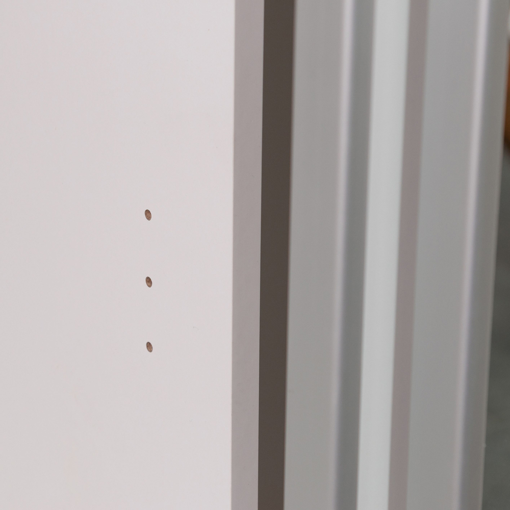 Шкаф для одежды, 170х60х196, Муро, купе, в гостиную и прихожую, белый, Dipriz