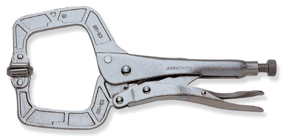 P53M11 Зажим ручной с фиксацией, С-образный захват, 275 мм, 0-90 мм