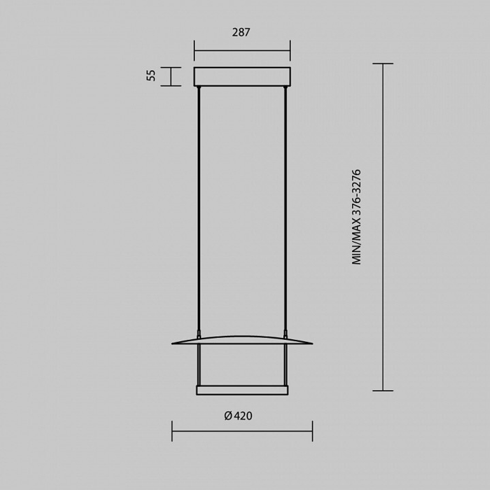 Подвесной светильник Maytoni Ambience MOD280PL-L23B3K1