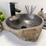 Раковина из речного камня RS-63894 (43*37*15) 0120