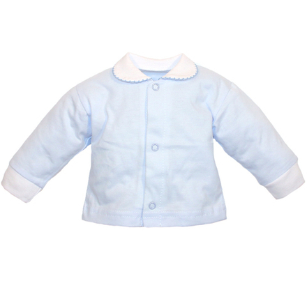 001 Кофточка с воротничком (интерлок)