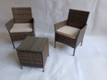 Комплект мебели из ротанга VIRGINIYA BALCONY SET brown