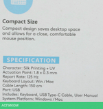 Клавиатура A4Tech Fstyler серый (FX51)