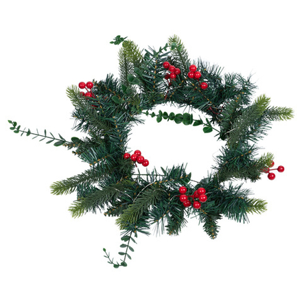 ULD-T4040-020-SNA-3AA WARM WHITE IP20 WREATH Украшение светодиодное Венок. на батарейках 3АА не в-к. 40х40см. 20 светодиодов. Теплый белый свет. TM Uniel