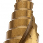 Сверло по металлу ступенчатое ТИТАН 4,0-32,0 мм 102 mm 65 HRC Р6М5 TiN Kranz KR-12-6613