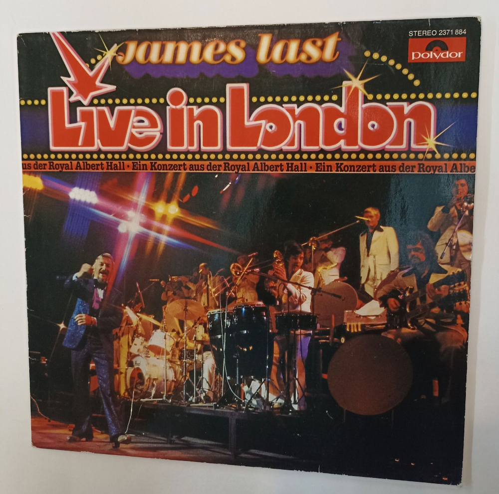 Винтажная виниловая пластинка LP James Last Live In London (Germany 1978)