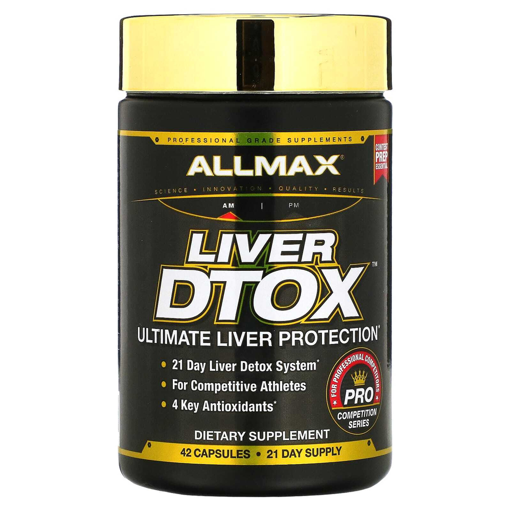 ALLMAX, Liver D-Tox™, максимальная защита печени, 42 капсулы