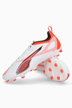 Бутсы Puma Ultra 5 Play FG/AG Junior - белый