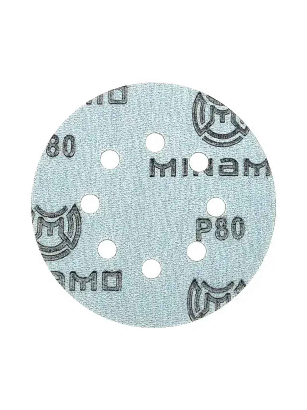 125мм P80 10шт. Шлифовальный абразивный круг для шлифовки под липучку Minamo Light Matter 125мм FB