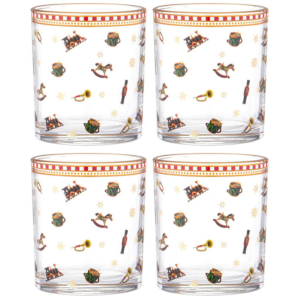 НАБОР СТАКАНОВ ИЗ 4-Х ШТ. "ЩЕЛКУНЧИК" 320 МЛ