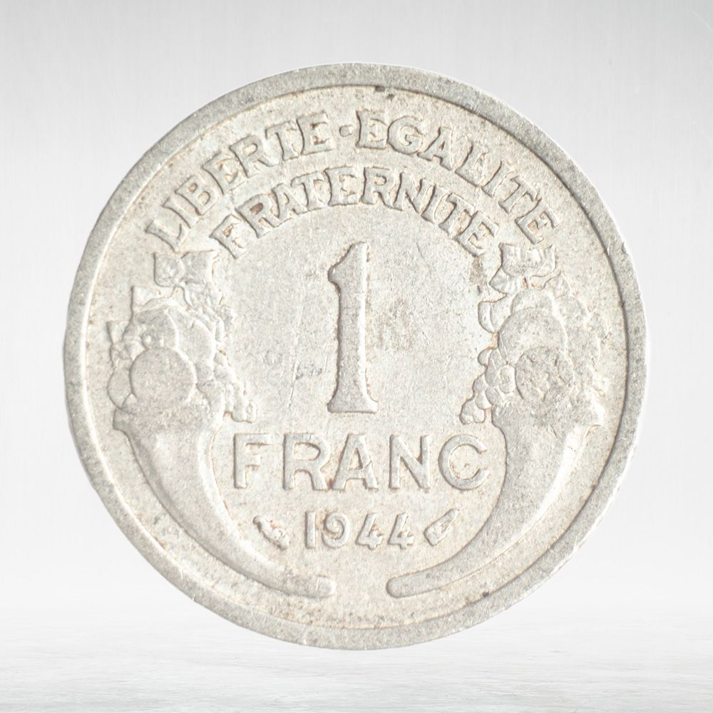 France, 1 Franc 1944, VF