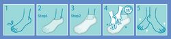 Mijin Cosmetics Foot Care Pack маска для ног с гиалуроновой кислотой