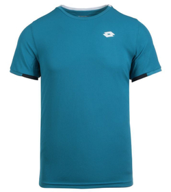 Детская теннисная футболка Lotto Squadra B Tee PL - Turquoise