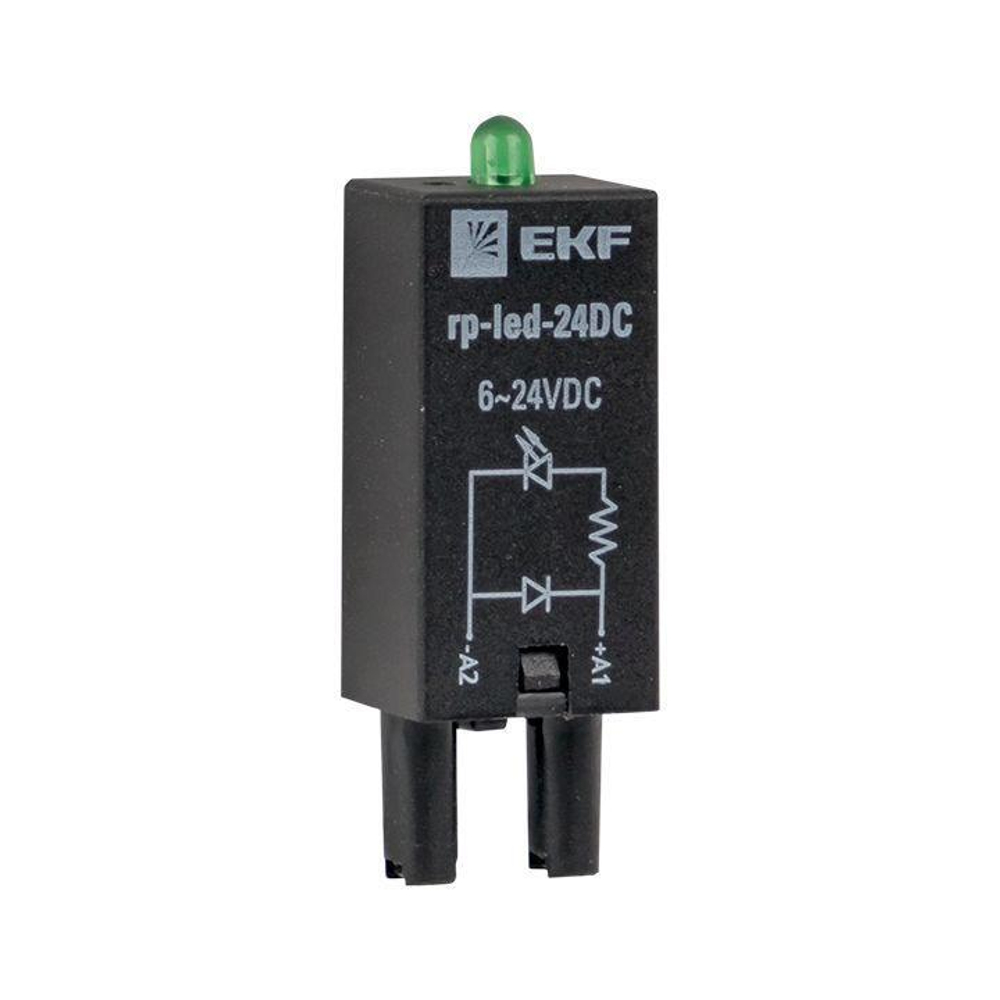 Модуль светодиодный 24 VDC для промежуточных реле RP AVERES EKF rp-led-24DC