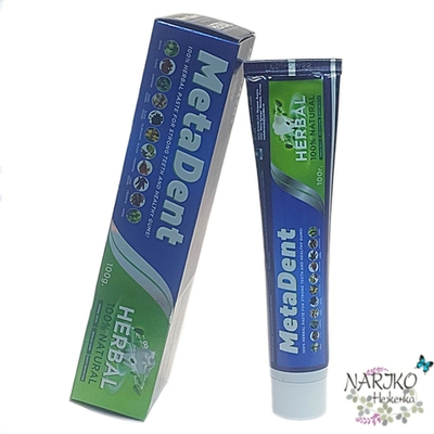 Зубная паста Травяная METADENT Herbal, 100 гр.