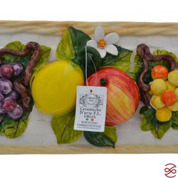 Корзина прямоугольная с 2 ручками Orgia Фрукты 40*24 см