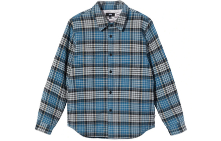 Рубашки Stussy FW21 Quilted Lined Plaid Shirt, 1110190