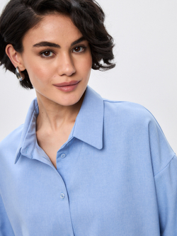 Голубая рубашка Микадо