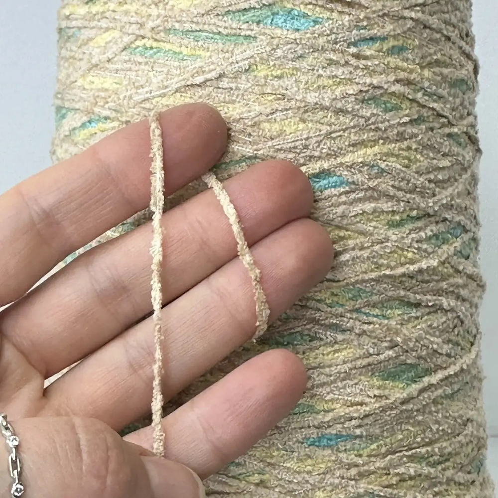 MARYLEBONE - Luxury Selection by Ri.Go; 90% шёлк, 10% п/а; 270м/100гр; col. 512, цвет: роза антик, бирюзовый, желтый; S709