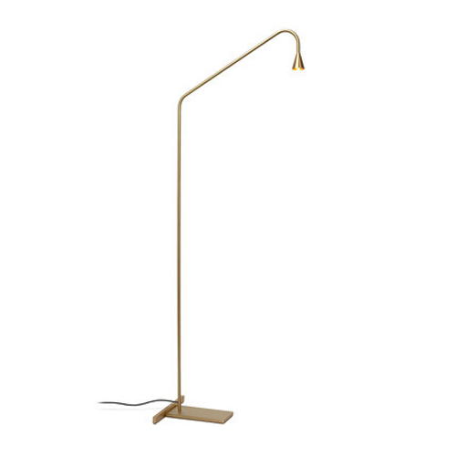 Напольный дизайнерский светильник  Austere-W by Trizo (золотой)
