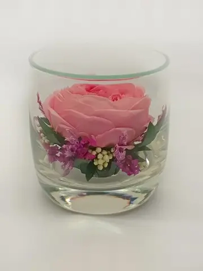 натуральный пион в стекле, вакуум*