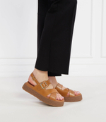 Кожаные босоножки lovely Liu Jo - коричневый(BA4131 P0102)