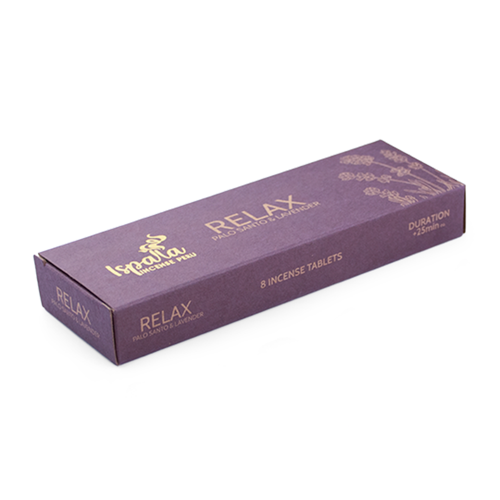 Бокс кубики ISPALLA Palo Santo «Расслабление» (аромат пало санто и лаванда) 12 упаковок