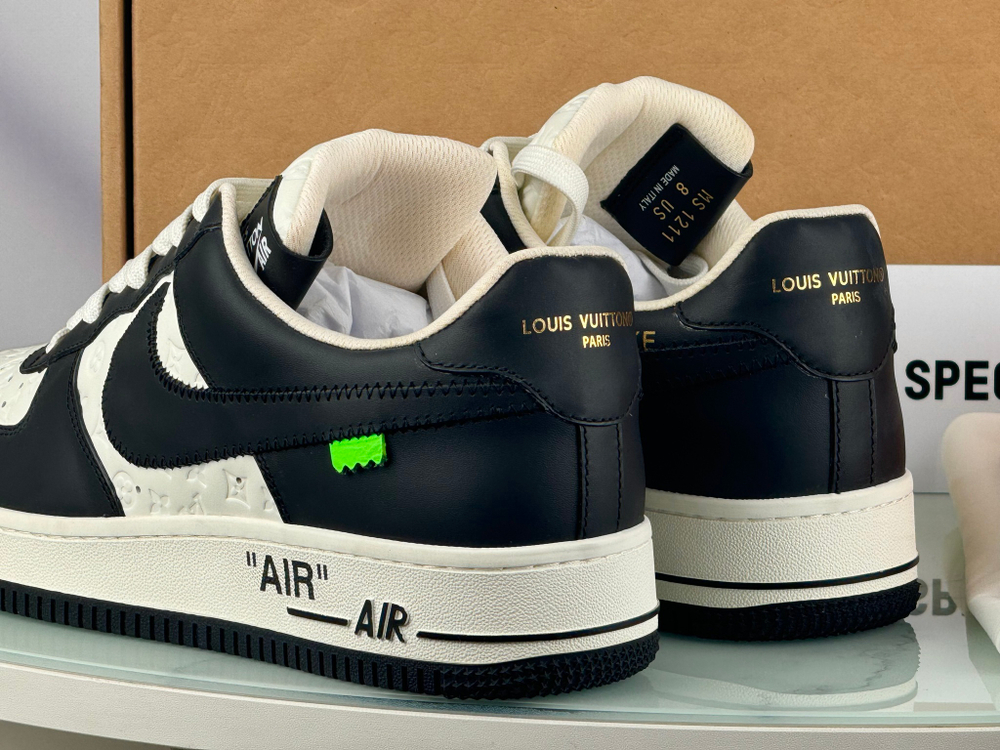 Nike Air Force 1 x Louis Vuitton Black White