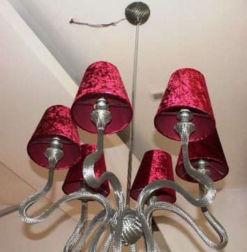 replica chandelier  Ode 1647  by Jacco Maris ( 6 shades )