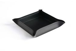 Лоток большой BUVARDO БИЗНЕС из кожи цвет ЧЕРНЫЙ