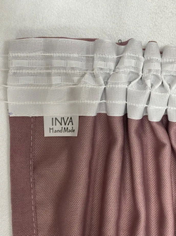 Комплект штор BlessLight Портьеры Канвас 270х100 1 шт. Брусничный