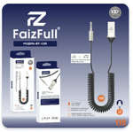 Bluetooth-AUX адаптер FaizFull BT-130 (BT5.1, Jack 3.5мм, микрофон) кабель 1.1м