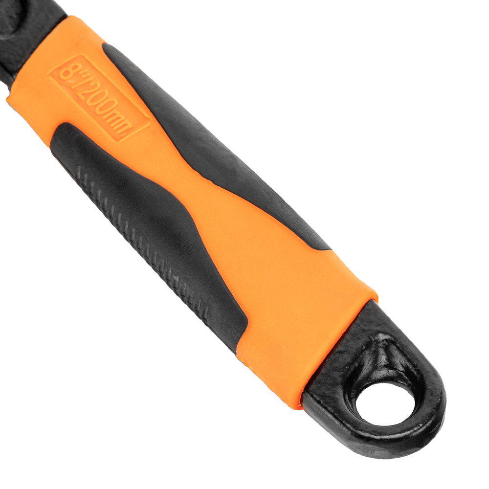 Ключ разводной, 200 мм, двухкомпонентная рукоятка Sparta 15542