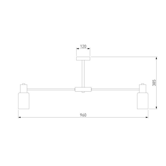 Потолочная люстра Eurosvet Vegga 70160/12 хром Smart