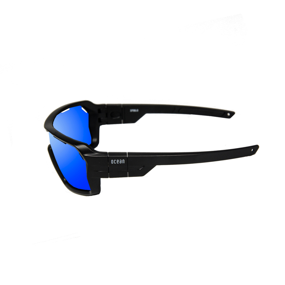 Спортивные очки OCEAN Chameleon Matt Black / Revo Blue Polarized lenses