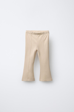 ZARA ЛЕГГИНСЫ FLARE , СЛОНОВАЯ КОСТЬ