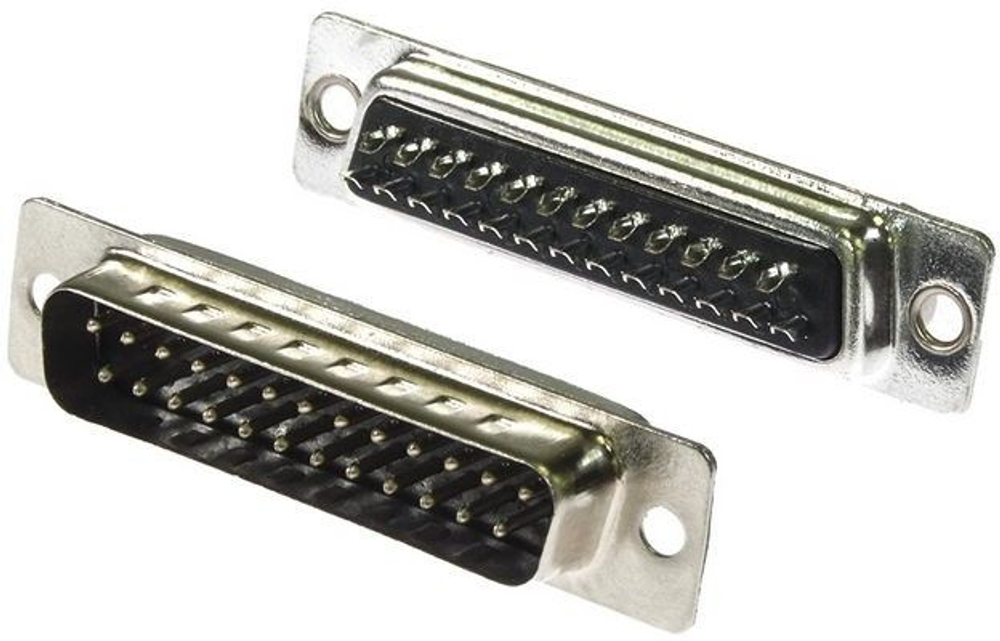 5 шт. / Штекер 25 pin на кабель (пайка) , DB-25M (DS1033-25M) #15