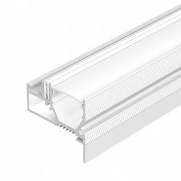 Профиль для натяжных потолков 2м 042945 белый STRETCH-20-WALL-D-SIDE-2000 WHITE Arlight