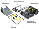 Газонокосилка электро Champion EM4018 (1,8 кВт травосб. 40л ширина 400мм 25-75мм, 17,4кг)
