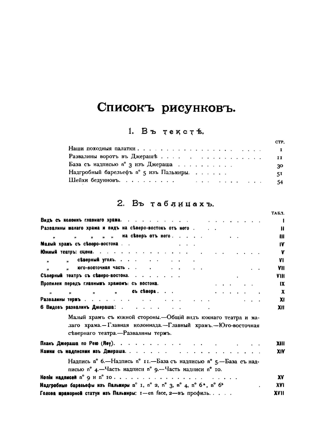 Джераш (Gerasa). Археологическое исследование | С.С. Абамелек-Лазарев