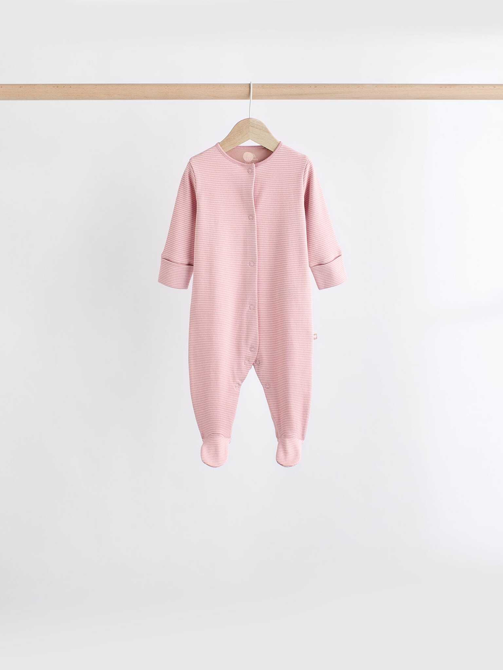 Комбинезон / Cлип для малышей Next K79-495, 7 шт., Молочный, Розовый, Бежевый