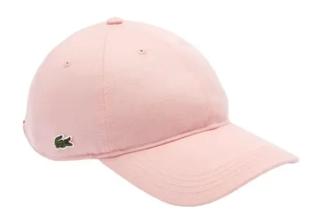 Теннисная кепка Lacoste Organic Cotton Twill - pink