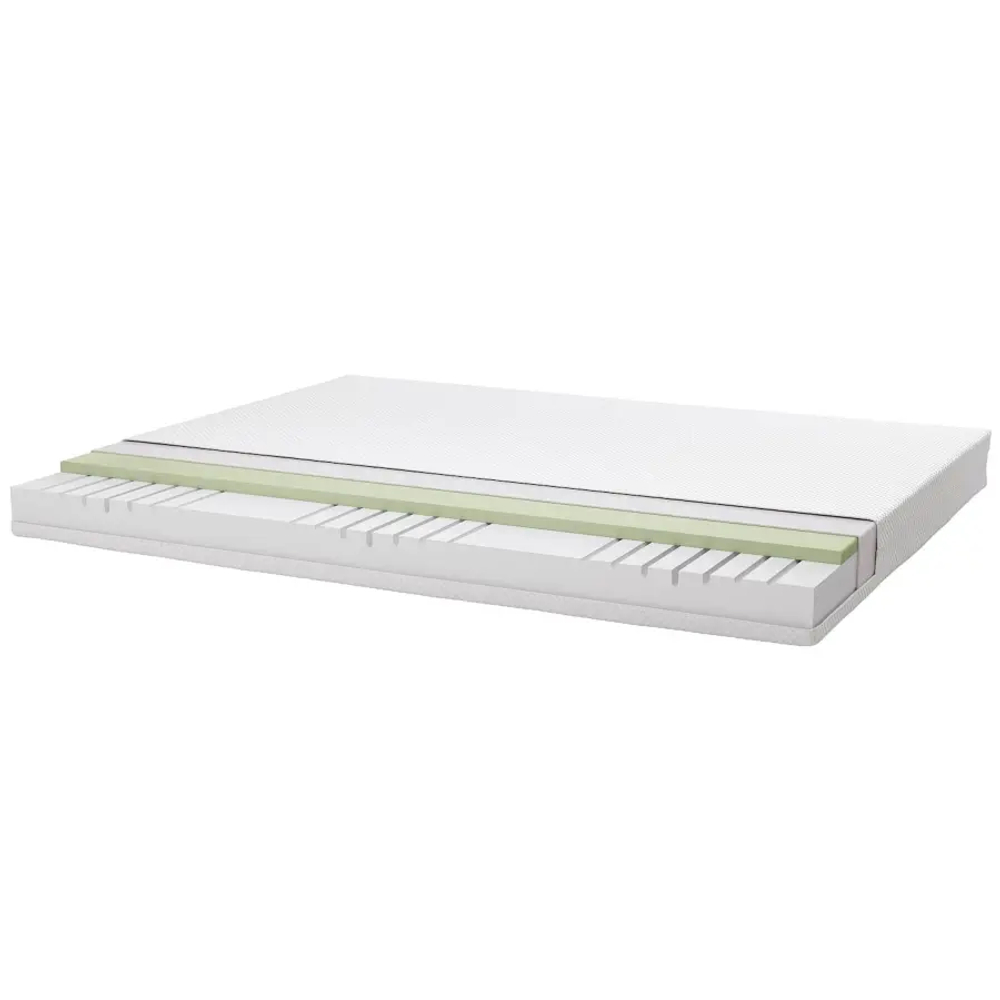 Кровать - IKEA MALM, 200х160 см, жесткий матрас,  черный, МАЛЬМ ИКЕА