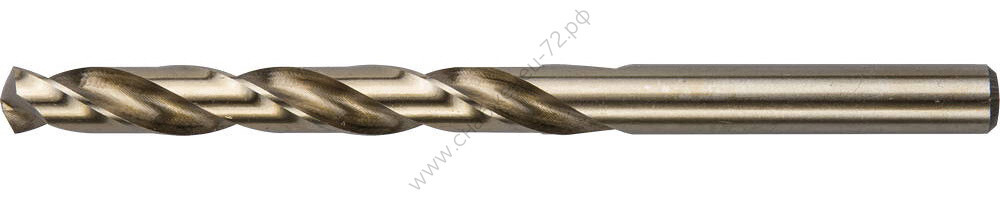 ЗУБР КОБАЛЬТ 7.5х117мм, Сверло по металлу, сталь Р6М5, класс А