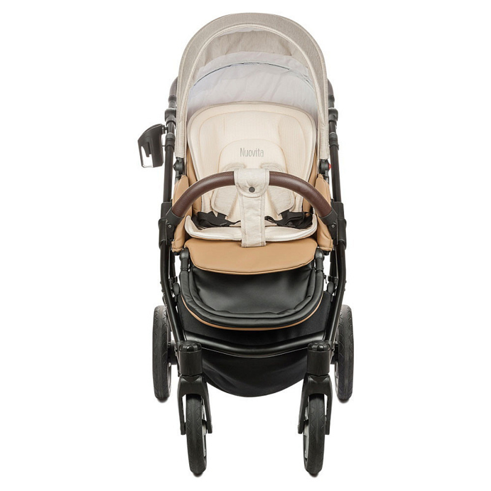 Детская коляска Nuovita Carro Sport 2 в 1 Marrone/Бежево-коричневый