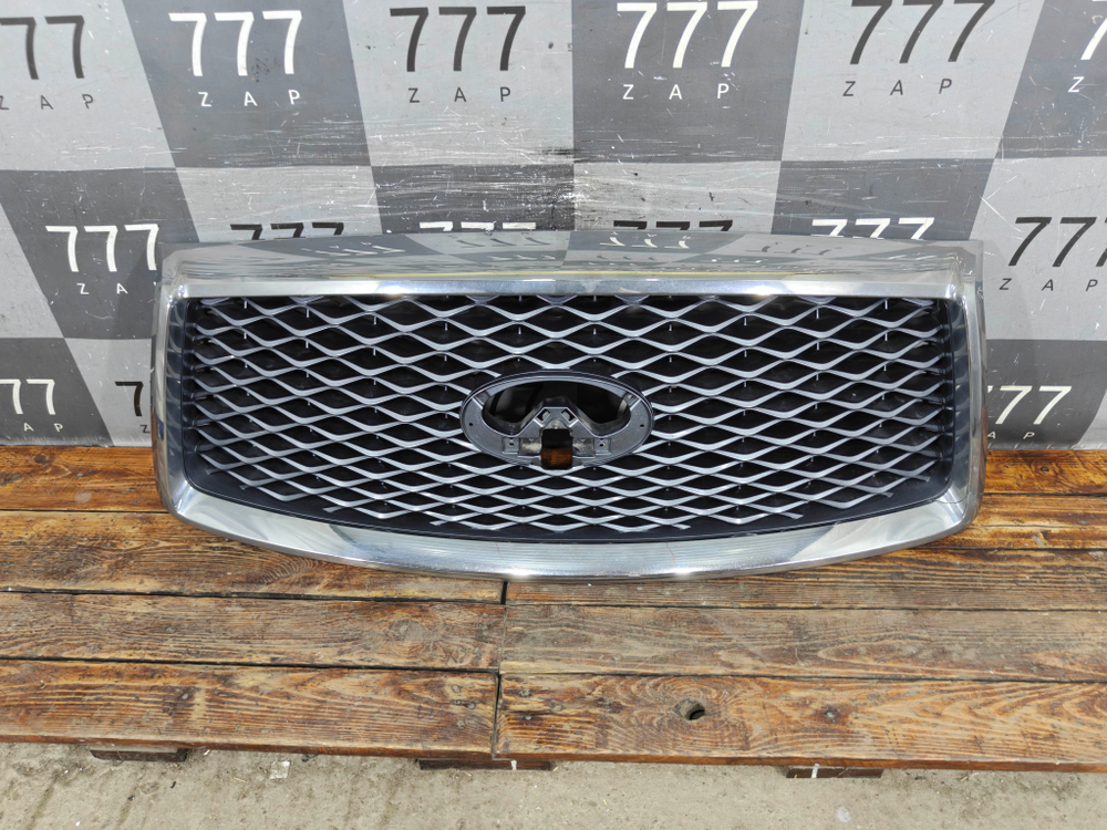 Решетка радиатора Infiniti QX56 2 / QX80 1 (Z62) 17-21 Б/У Оригинал 623106GW0A