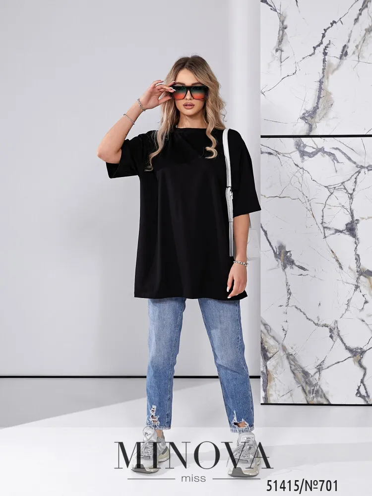 Футболка 701-черный Minova