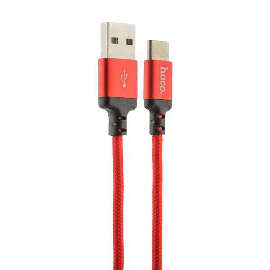 Кабель Hoco X14 Times speed USB Type-C (1 м) Красный